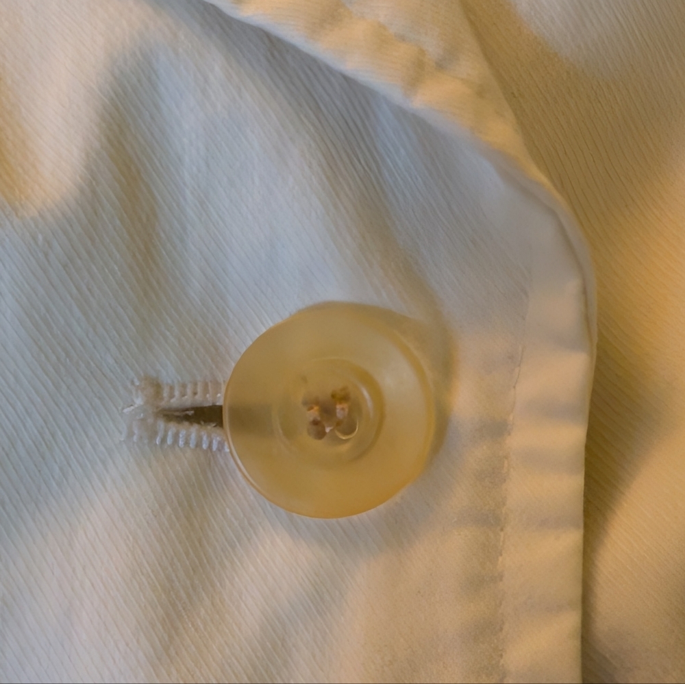 White Button-Down Jacket - Picture 3 of 6